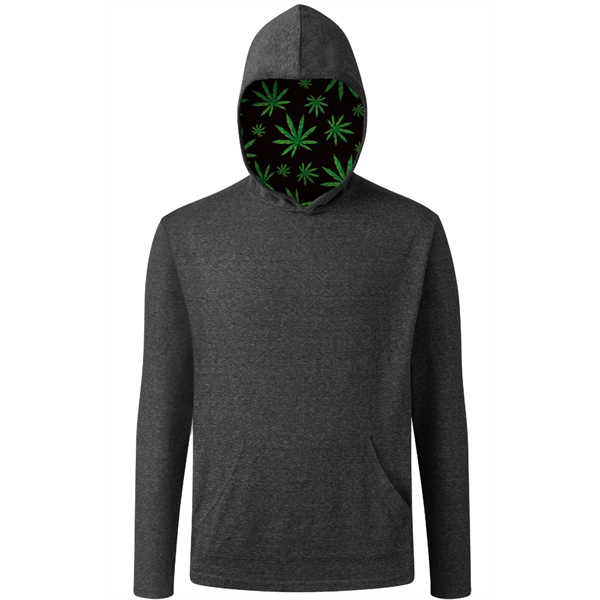 Cannabis Themed Adult Triblend Pullover Hoodie - Cannabis Themed Adult Triblend Pullover Hoodie - Image 0 of 5