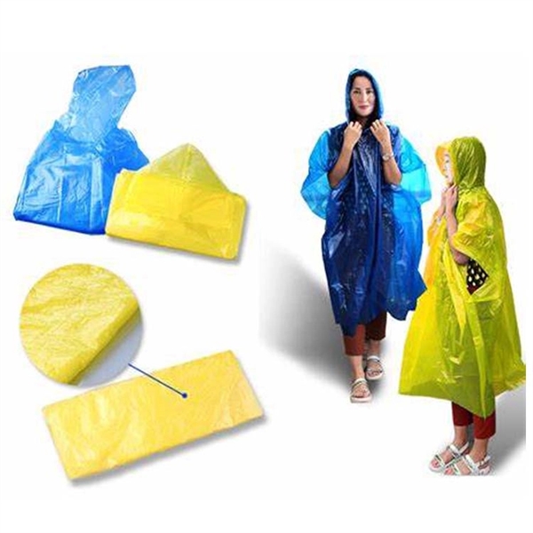 Disposable Rain Poncho - Disposable Rain Poncho - Image 0 of 2