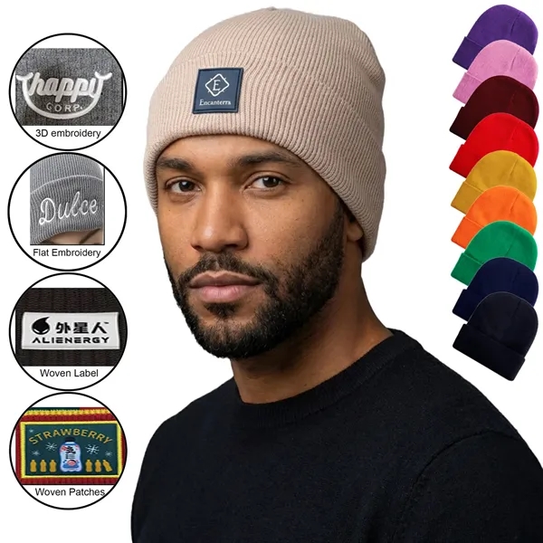 Value Knitted Stripe Beanie