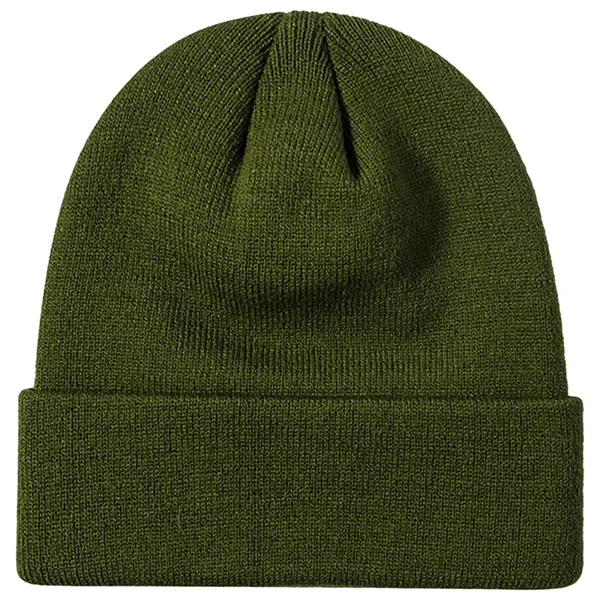 100% Acrylic Cuffed Knitted Beanie With Custom Logo
