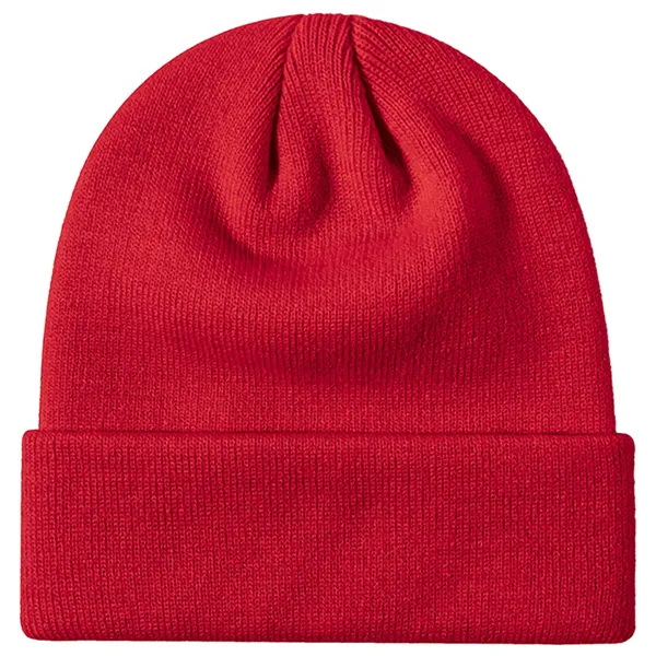 100% Acrylic Cuffed Knitted Beanie With Custom Logo