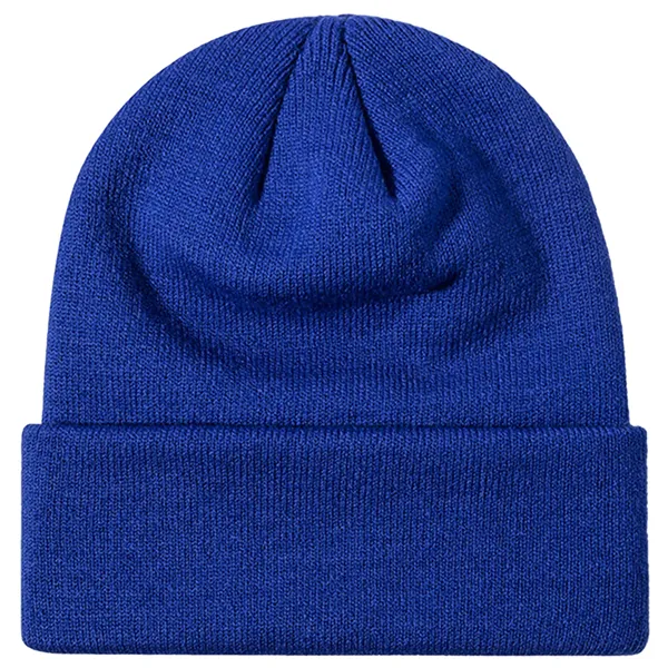 100% Acrylic Cuffed Knitted Beanie With Custom Logo