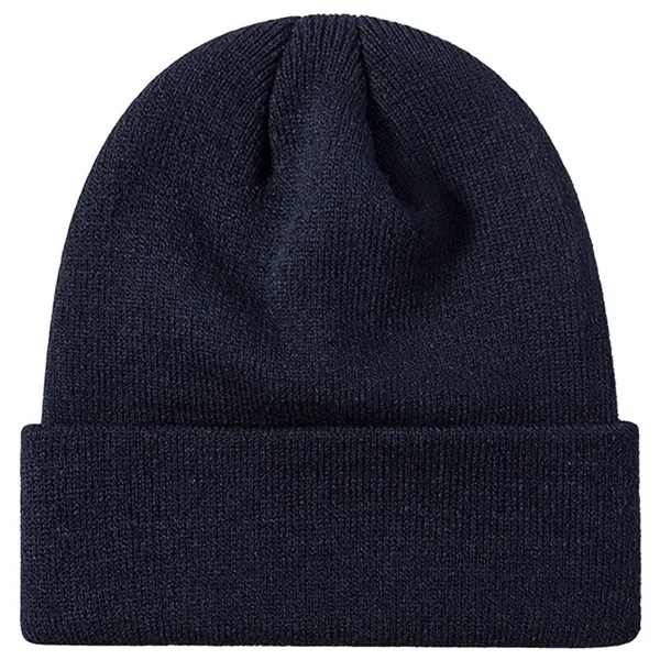 100% Acrylic Cuffed Knitted Beanie With Custom Logo