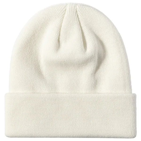 100% Acrylic Cuffed Knitted Beanie With Custom Logo