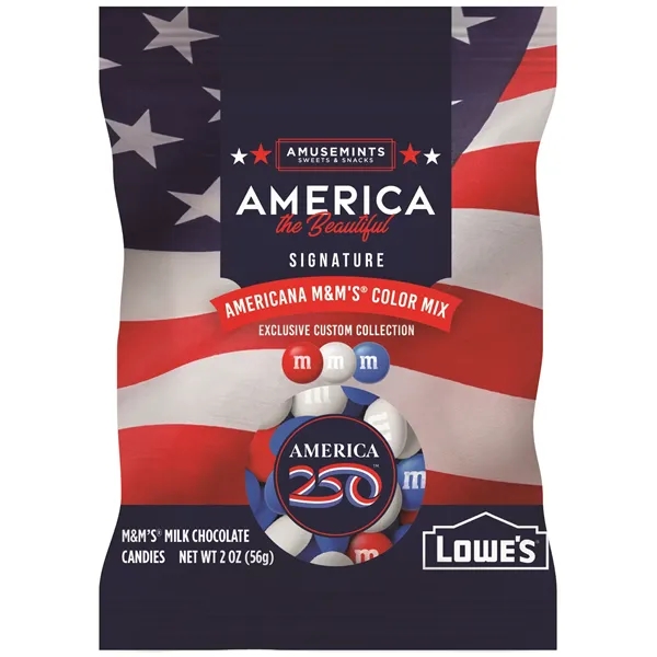 2 oz. America 250 M&M'S in Full Color Digibag