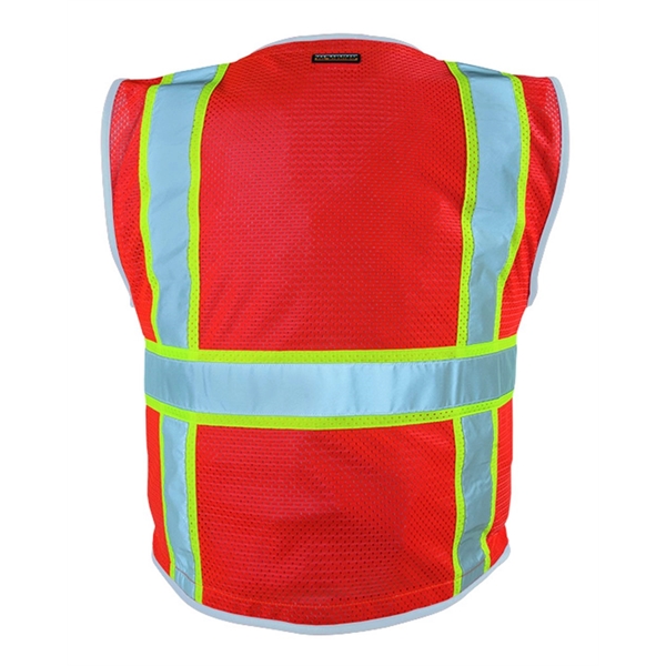 Kishigo Premium Brilliant Series® Heavy-Duty Class 2 Vest - Kishigo Premium Brilliant Series® Heavy-Duty Class 2 Vest - Image 8 of 9