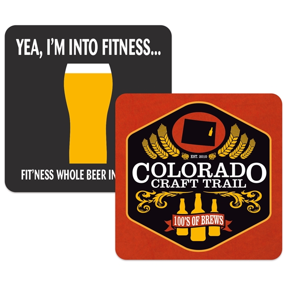 Paperboard Coaster - 3 3/4" - Paperboard Coaster - 3 3/4" - Image 1 of 1