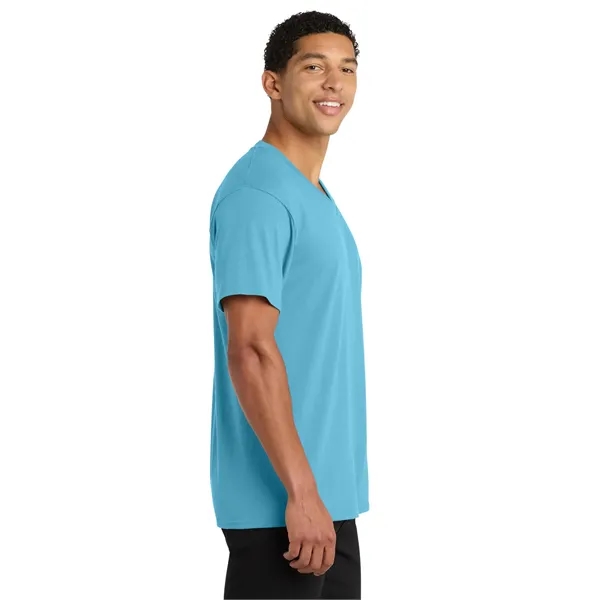 Port & Co Core Cotton V-Neck Tee.