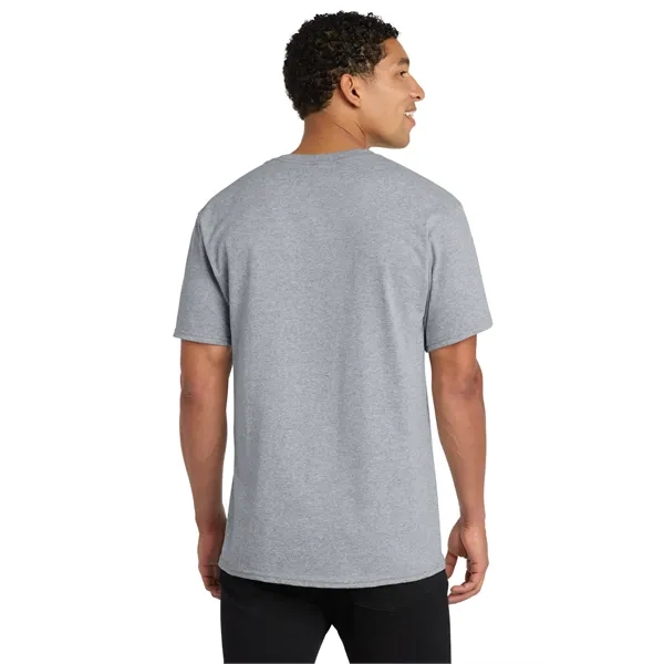 Port & Co Core Cotton V-Neck Tee.