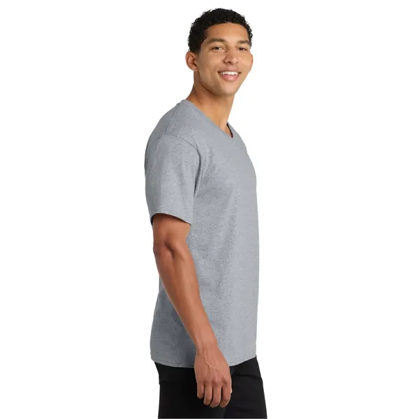 Port & Co Core Cotton V-Neck Tee.