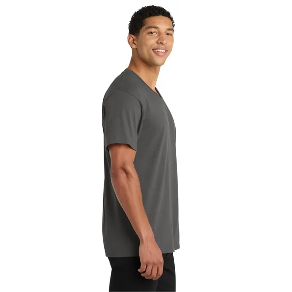 Port & Co Core Cotton V-Neck Tee.