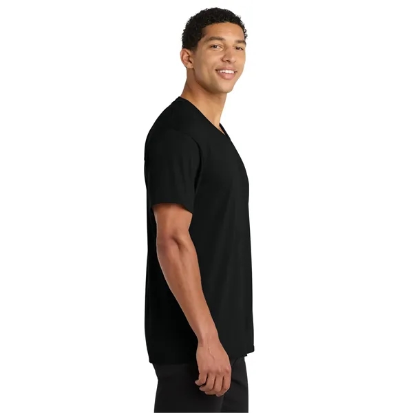 Port & Co Core Cotton V-Neck Tee.
