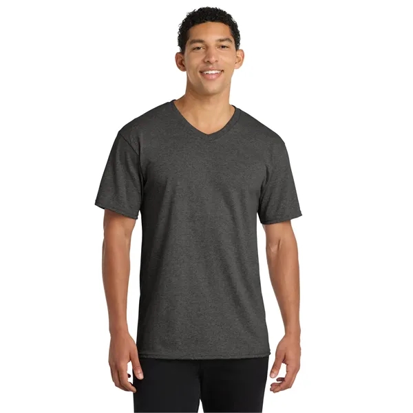 Port & Co Core Cotton V-Neck Tee.
