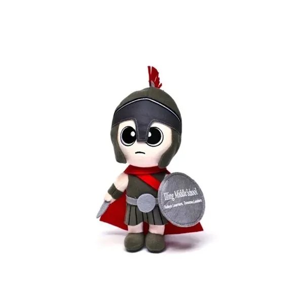 8" Trojan Spartan Warrior Plush Toy Mascot