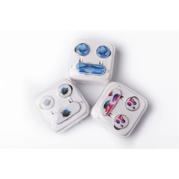 Bluetooth Wireless Earbuds in Full Color with Travel Case - Bluetooth Wireless Earbuds in Full Color with Travel Case - Image 0 of 1