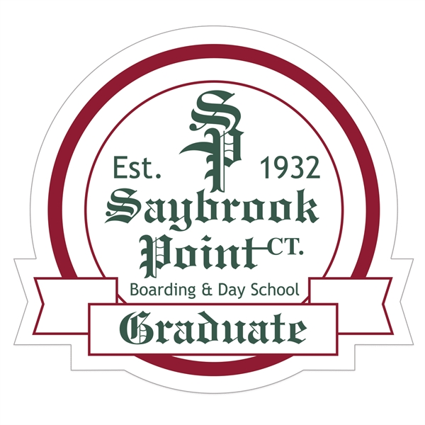 Round Special Occasion Roll Label w/ Banner - Round Special Occasion Roll Label w/ Banner - Image 0 of 1