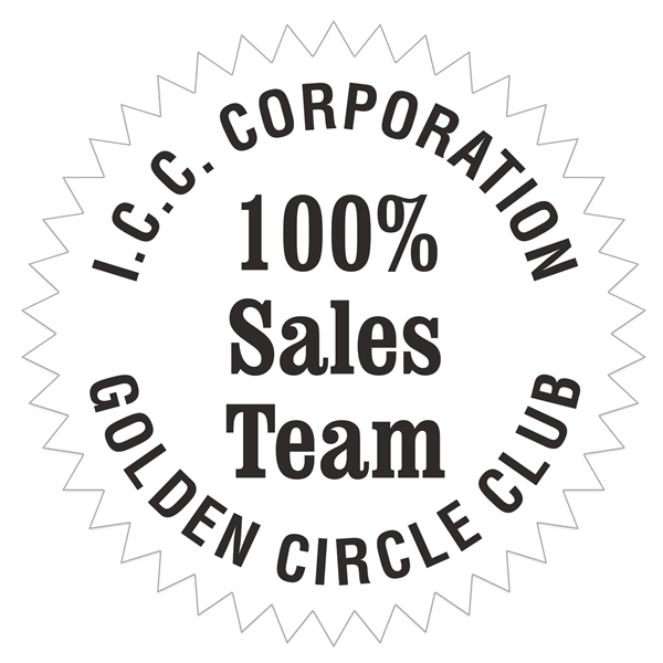 Round Special Occasion Roll Label w/ Pinked Edge - Round Special Occasion Roll Label w/ Pinked Edge - Image 1 of 1