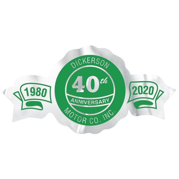 Round Special Occasion Roll Label w/ Side Banners - Round Special Occasion Roll Label w/ Side Banners - Image 7 of 7