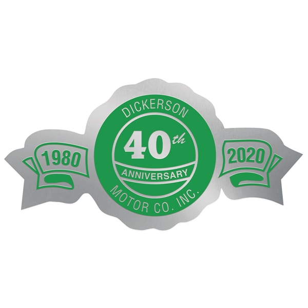 Round Special Occasion Roll Label w/ Side Banners - Round Special Occasion Roll Label w/ Side Banners - Image 6 of 7