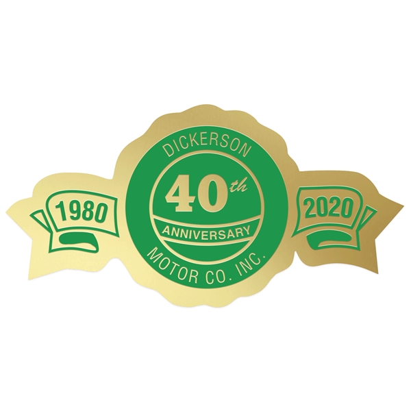 Round Special Occasion Roll Label w/ Side Banners - Round Special Occasion Roll Label w/ Side Banners - Image 5 of 7