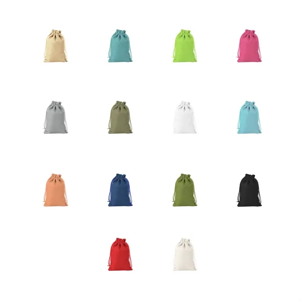 Reusable Burlap Drawstring Gift Pouch Bag 4"x6"
