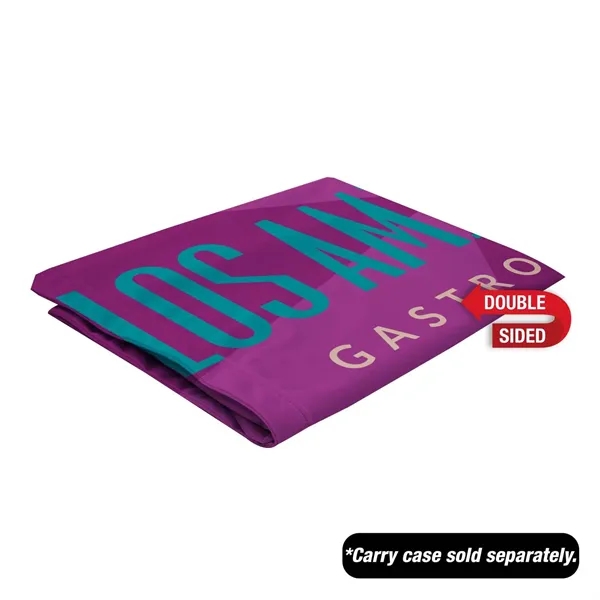 Custom 10.5' Value Feather Sail Sign Flag Double-Sided