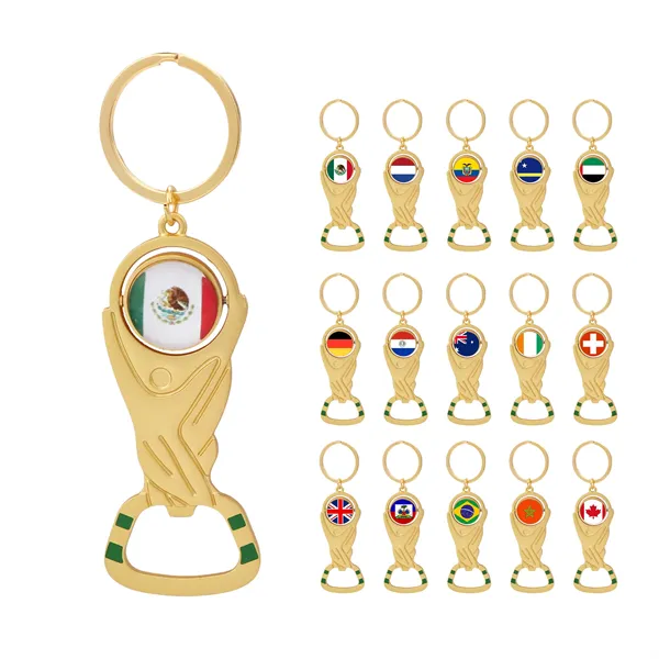 2026 World Cup Trophy Bottle Opener Keychain
