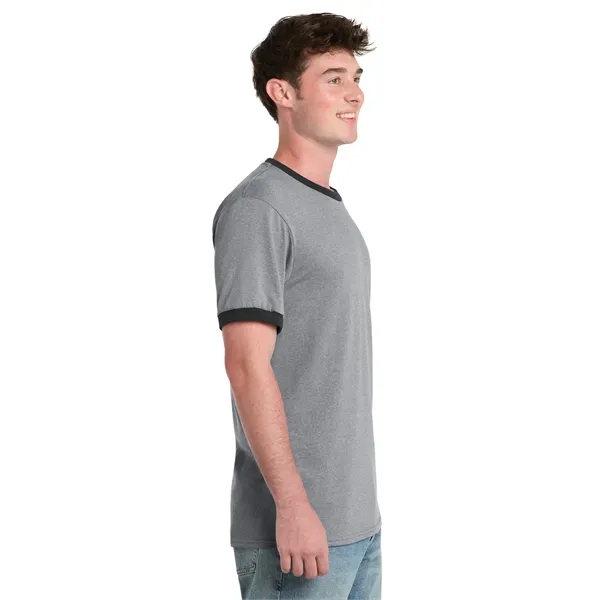 Port & Co Core Cotton Ringer Tee.