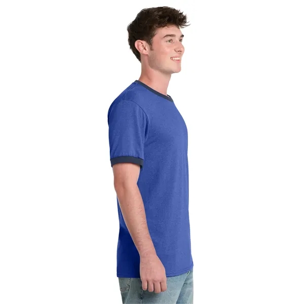 Port & Co Core Cotton Ringer Tee.