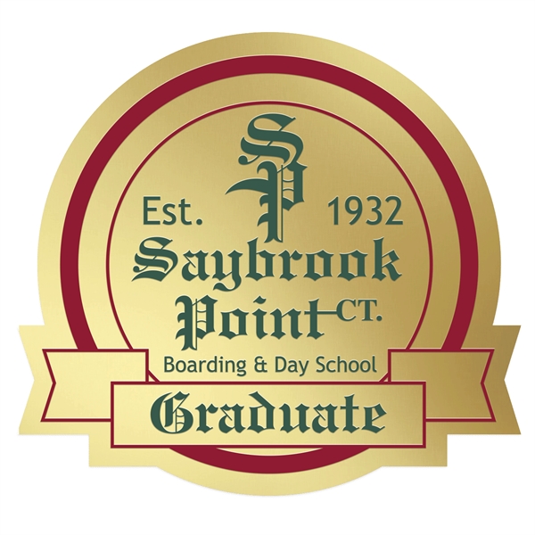 Round Special Occasion Roll Label w/ Banner - Round Special Occasion Roll Label w/ Banner - Image 1 of 7