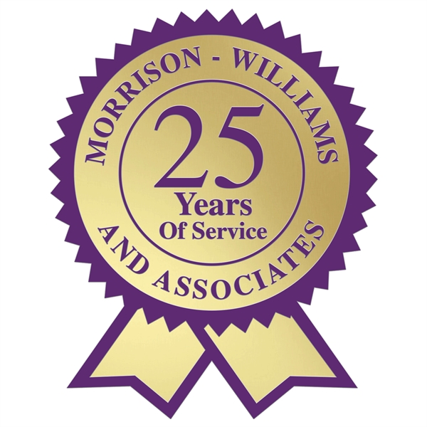 Rosette Ribbon Special Occasion Roll Label (2"x2 1/2") - Rosette Ribbon Special Occasion Roll Label (2"x2 1/2") - Image 2 of 3