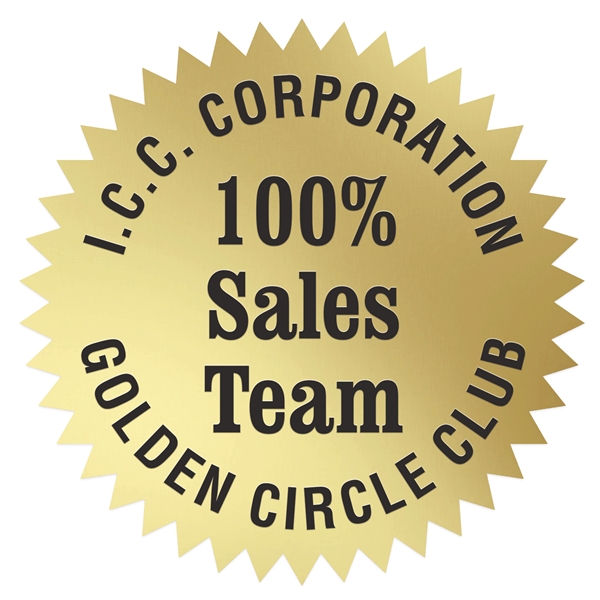 Round Special Occasion Roll Label w/ Pinked Edge - Round Special Occasion Roll Label w/ Pinked Edge - Image 4 of 9