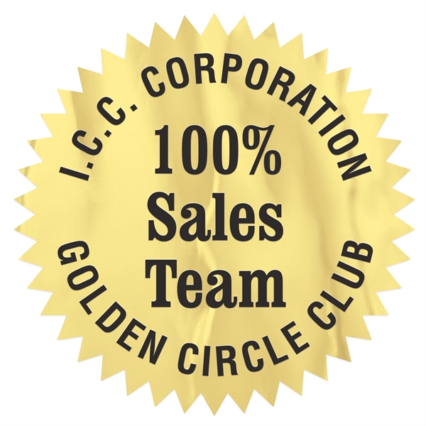 Round Special Occasion Roll Label w/ Pinked Edge - Round Special Occasion Roll Label w/ Pinked Edge - Image 1 of 9