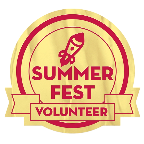 Round Special Occasion Roll Label w/ Banner - Round Special Occasion Roll Label w/ Banner - Image 4 of 7