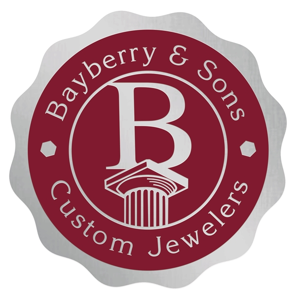 Round Special Occasion Roll Label w/ Rippled Edge (1 1/4" di - Round Special Occasion Roll Label w/ Rippled Edge (1 1/4" di - Image 3 of 3