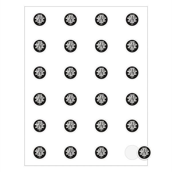 Round Quick & Colorful Sheeted Label - Round Quick & Colorful Sheeted Label - Image 0 of 0