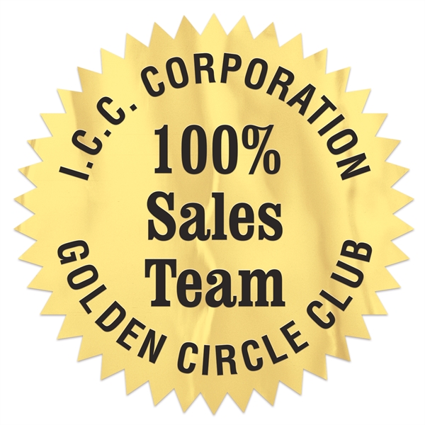 Round Special Occasion Roll Label w/ Pinked Edge - Round Special Occasion Roll Label w/ Pinked Edge - Image 0 of 9