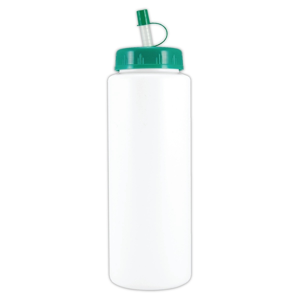 32 oz. Water Bottle with built in straw -18 colors available