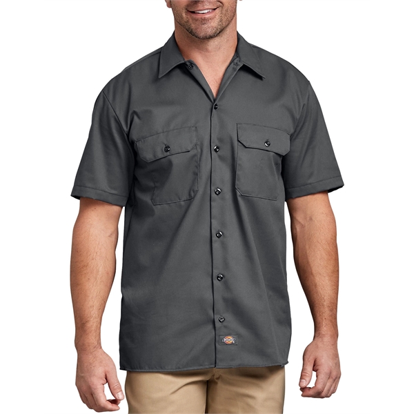 Dickies Men's Short Sleeve Work Shirt - Dickies Men's Short Sleeve Work Shirt - Image 1 of 10