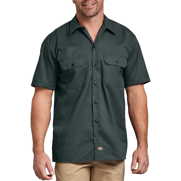 Dickies Men's Short Sleeve Work Shirt - Dickies Men's Short Sleeve Work Shirt - Image 5 of 10