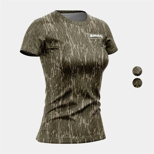 Mossy Oak® Women's 4.4 Oz. Polyester Interlock T-Shirt