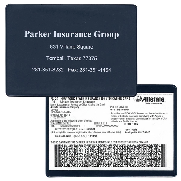 Copy-Guard Vinyl - Insurance Card Holder - Copy-Guard Vinyl - Insurance Card Holder - Image 2 of 5