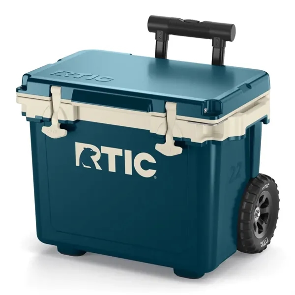 22 QT RTIC® Ultra-Light Wheeled Hard Cooler Ice Chest