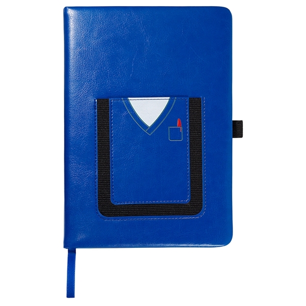 Leeman Medical-Themed Journal Book with Cell Phone Pocket - Leeman Medical-Themed Journal Book with Cell Phone Pocket - Image 1 of 4