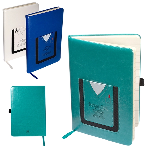 Leeman Medical-Themed Journal Book with Cell Phone Pocket - Leeman Medical-Themed Journal Book with Cell Phone Pocket - Image 4 of 4
