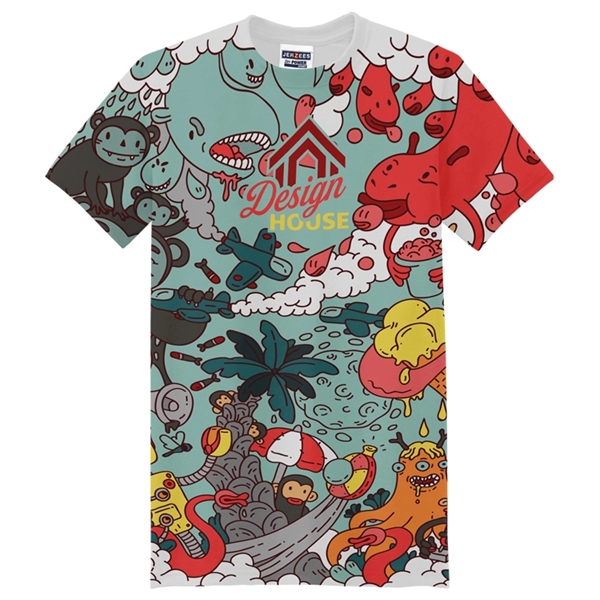 One Side Full Sublimation Print T-Shirt - One Side Full Sublimation Print T-Shirt - Image 4 of 5