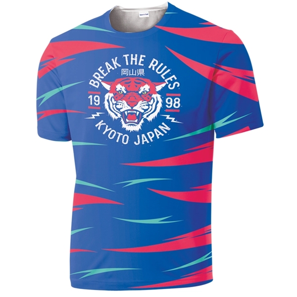 Two Sided Full Sublimation Print T-Shirt - Two Sided Full Sublimation Print T-Shirt - Image 2 of 6