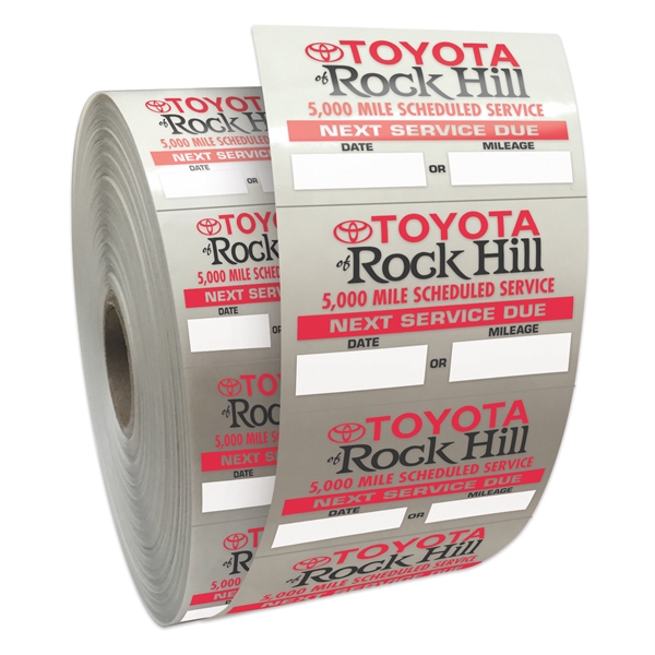 Roll of Clear Static Cling Decals for Car Windshield (1 - Roll of Clear Static Cling Decals for Car Windshield (1 - Image 0 of 0