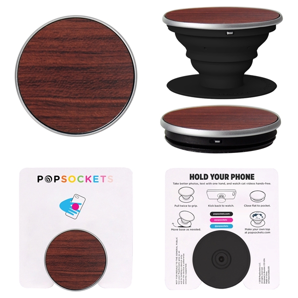 PopSockets® PopGrip Wood - PopSockets® PopGrip Wood - Image 13 of 14