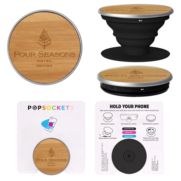 PopSockets® PopGrip Wood - PopSockets® PopGrip Wood - Image 9 of 14